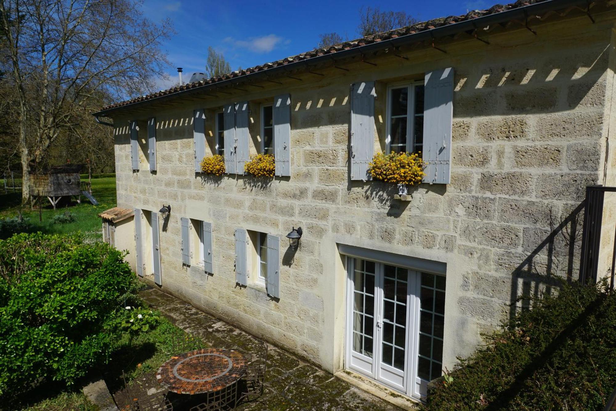 Moulin Notre Dame Hotel Saint-Genes-de-Castillon Luaran gambar
