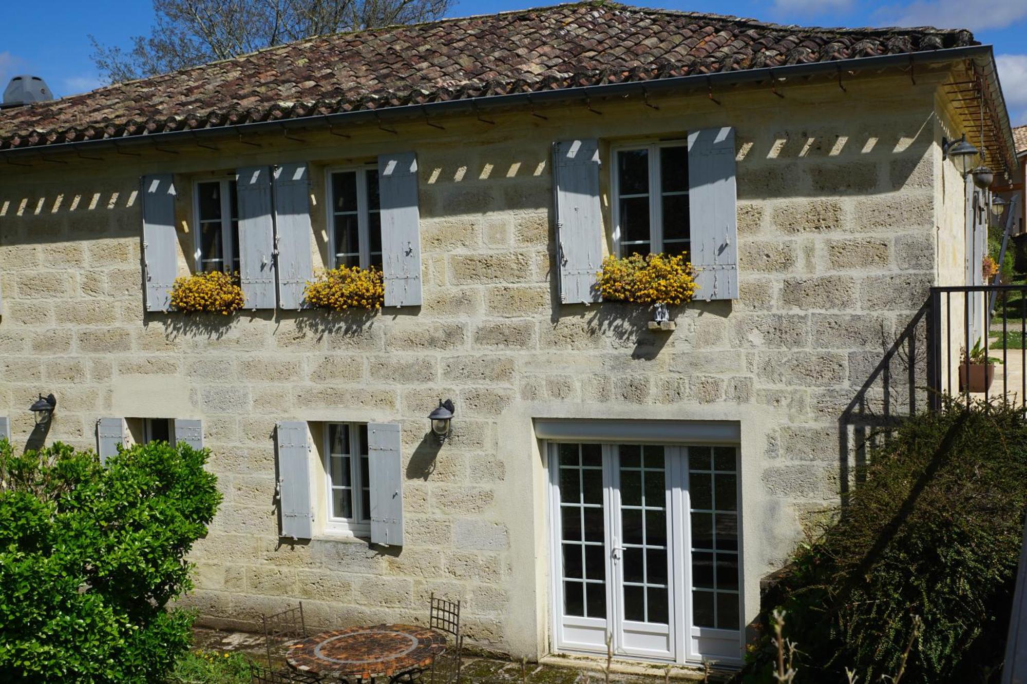 Moulin Notre Dame Hotel Saint-Genes-de-Castillon Luaran gambar