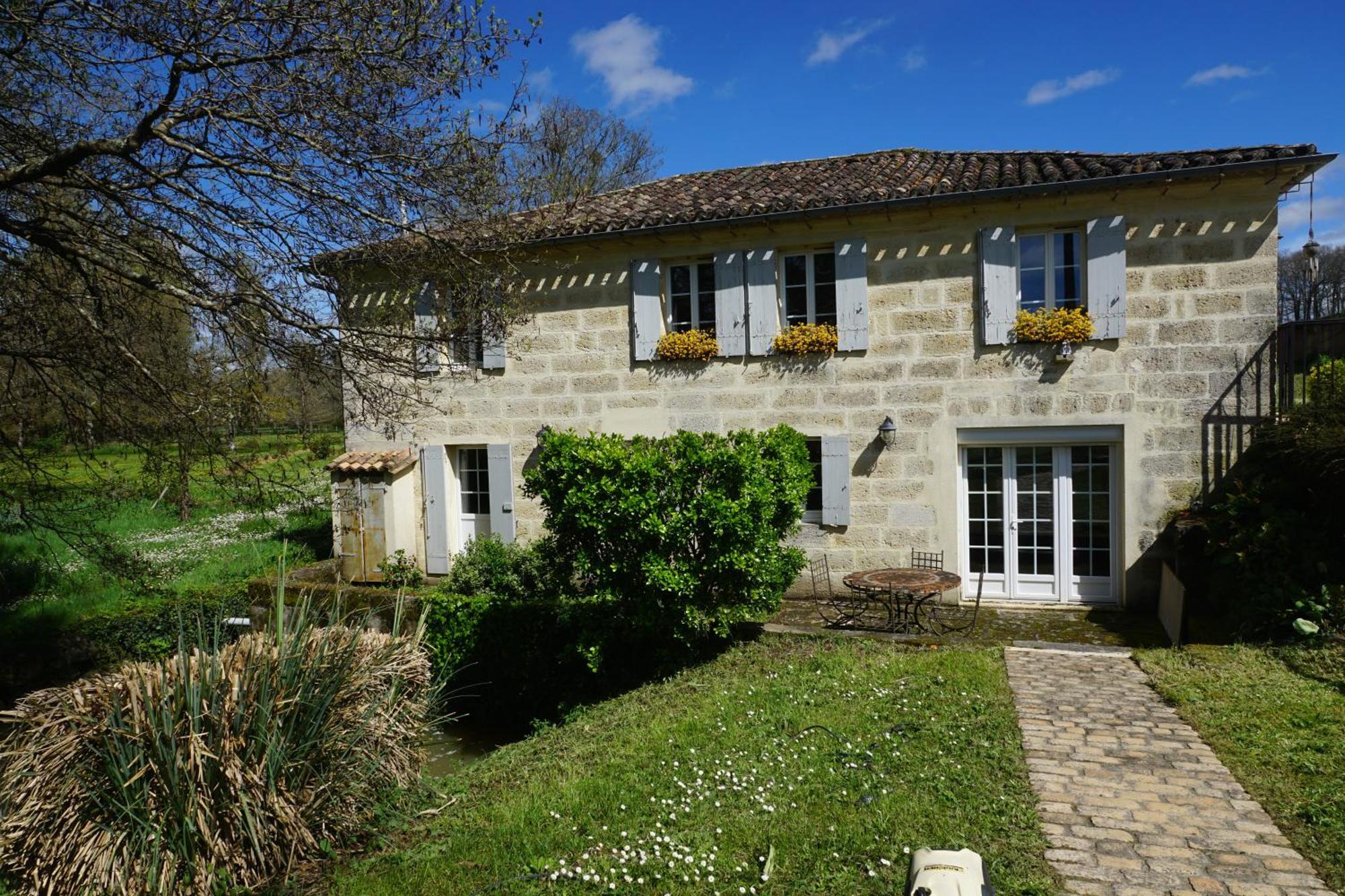 Moulin Notre Dame Hotel Saint-Genes-de-Castillon Luaran gambar