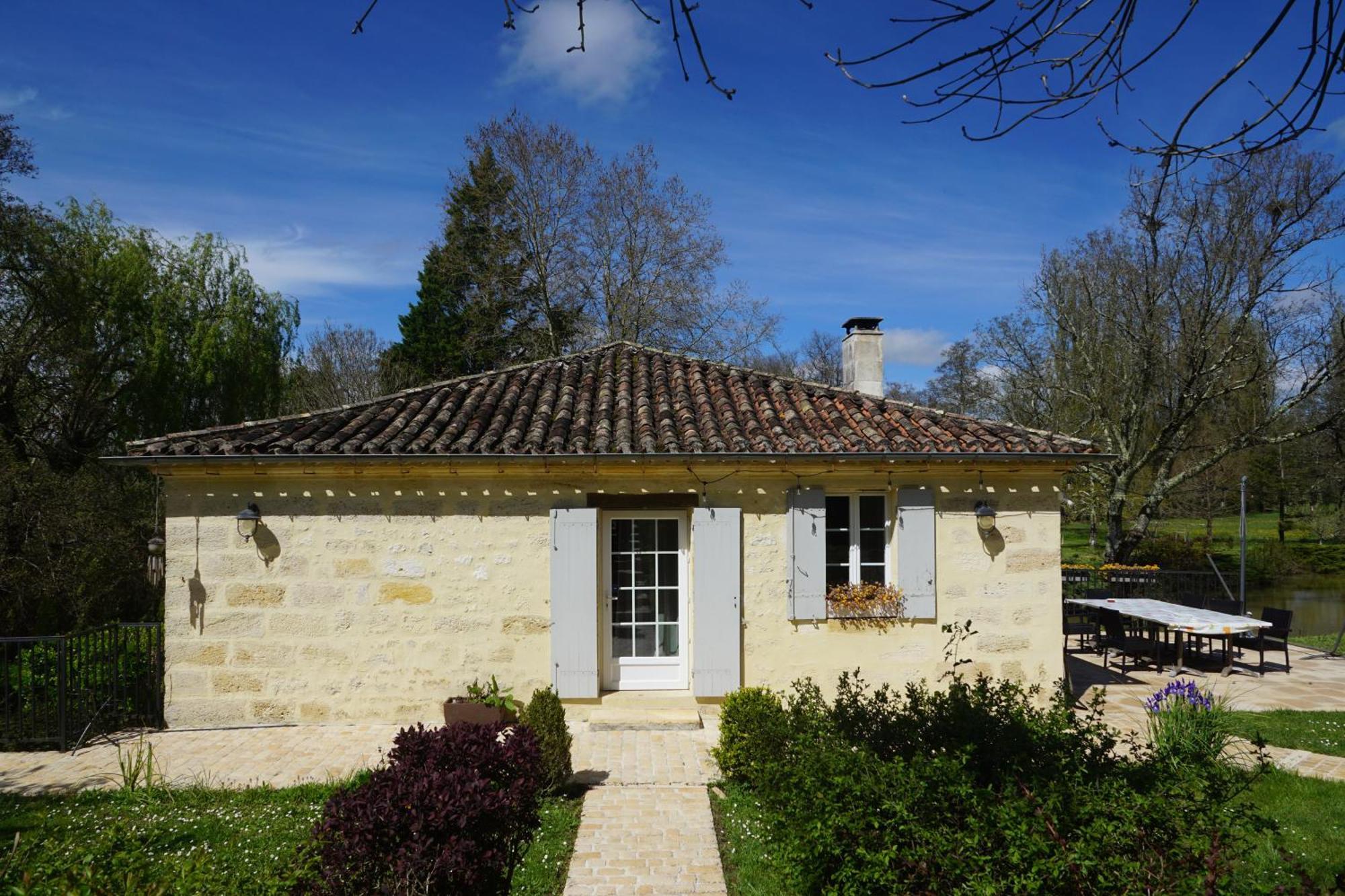 Moulin Notre Dame Hotel Saint-Genes-de-Castillon Luaran gambar